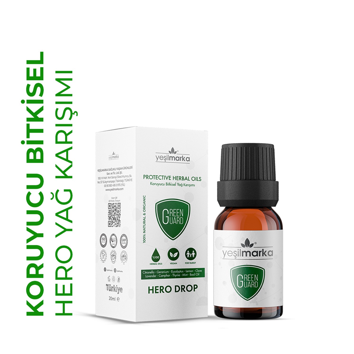 Yeşilmarka Dış Etkenlere Karşı Koruyucu Hero Drop 20 ML