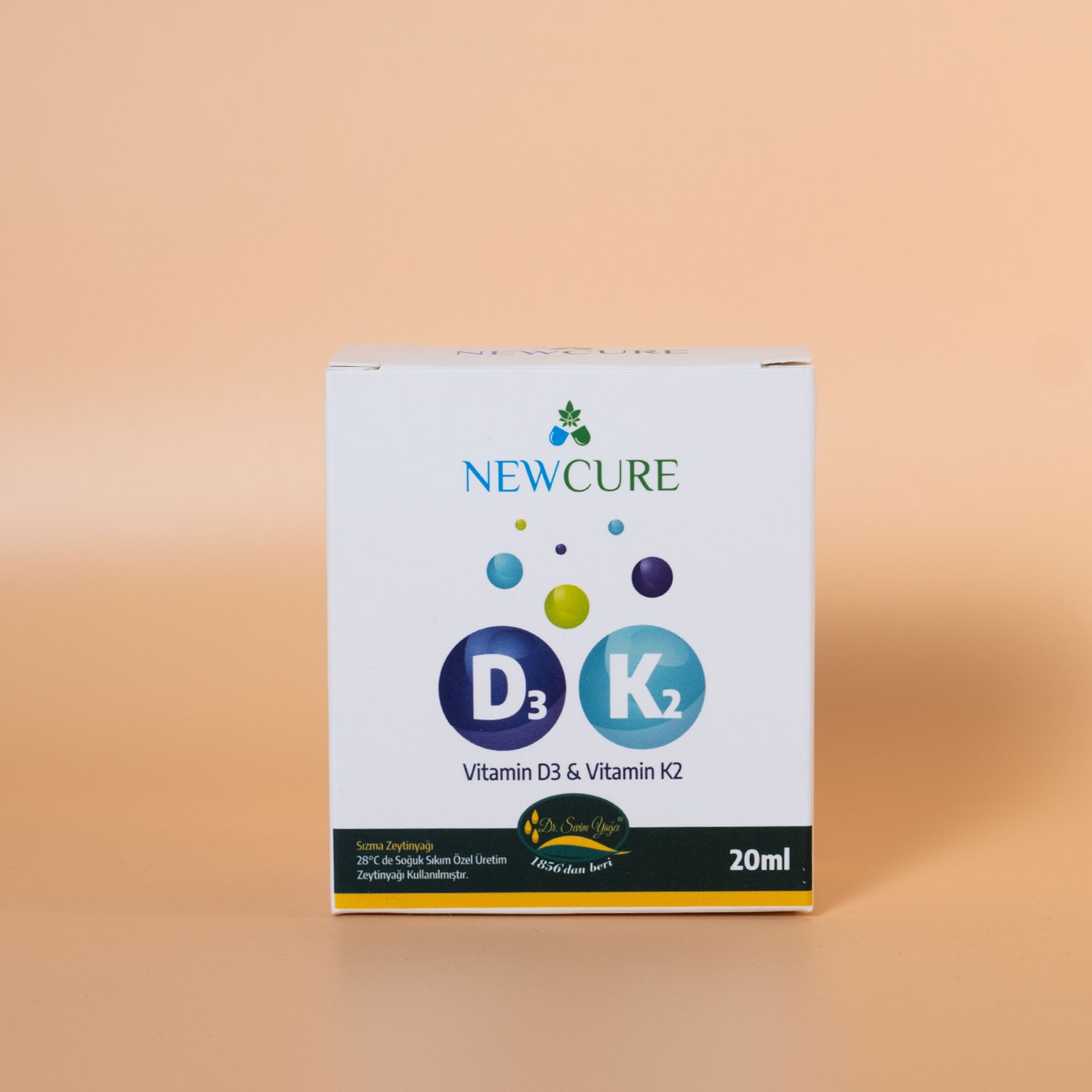 Newcure - D3K2 (D3 ve K2 Vitamini) - GİMDES Sertifikalı