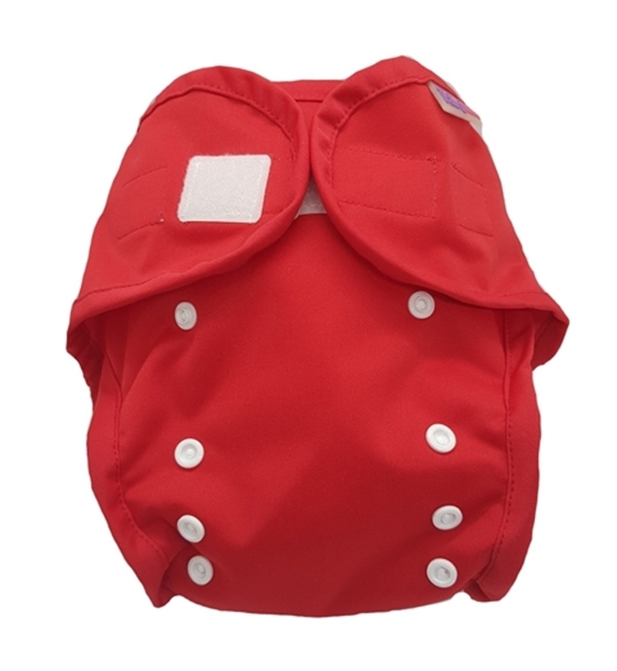BabyNEO - Tek Beden Yıkanabilir Bebek Bezi Sızdırmaz Dış Bez Cover - Kırmızı