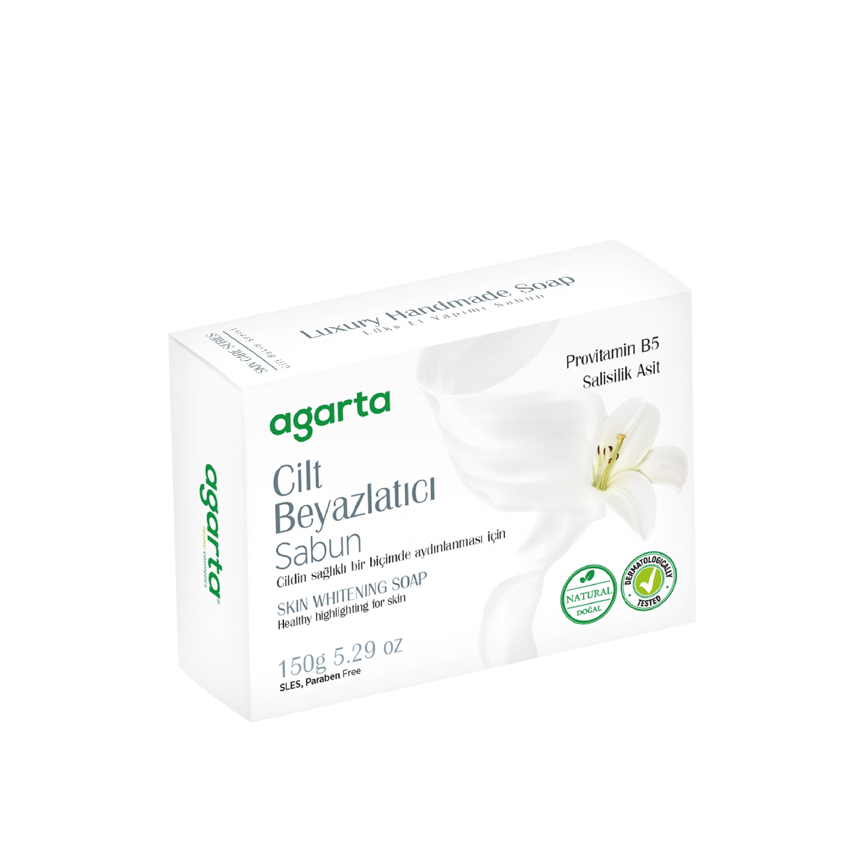 Agarta - Doğal Cilt Beyazlatıcı Sabun 150 gr