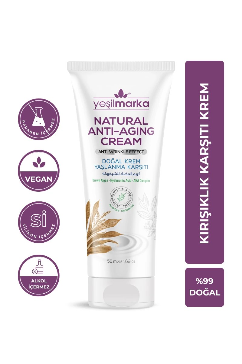 Yeşilmarka Doğal Yaşlanma Karşıtı Krem 50 ML