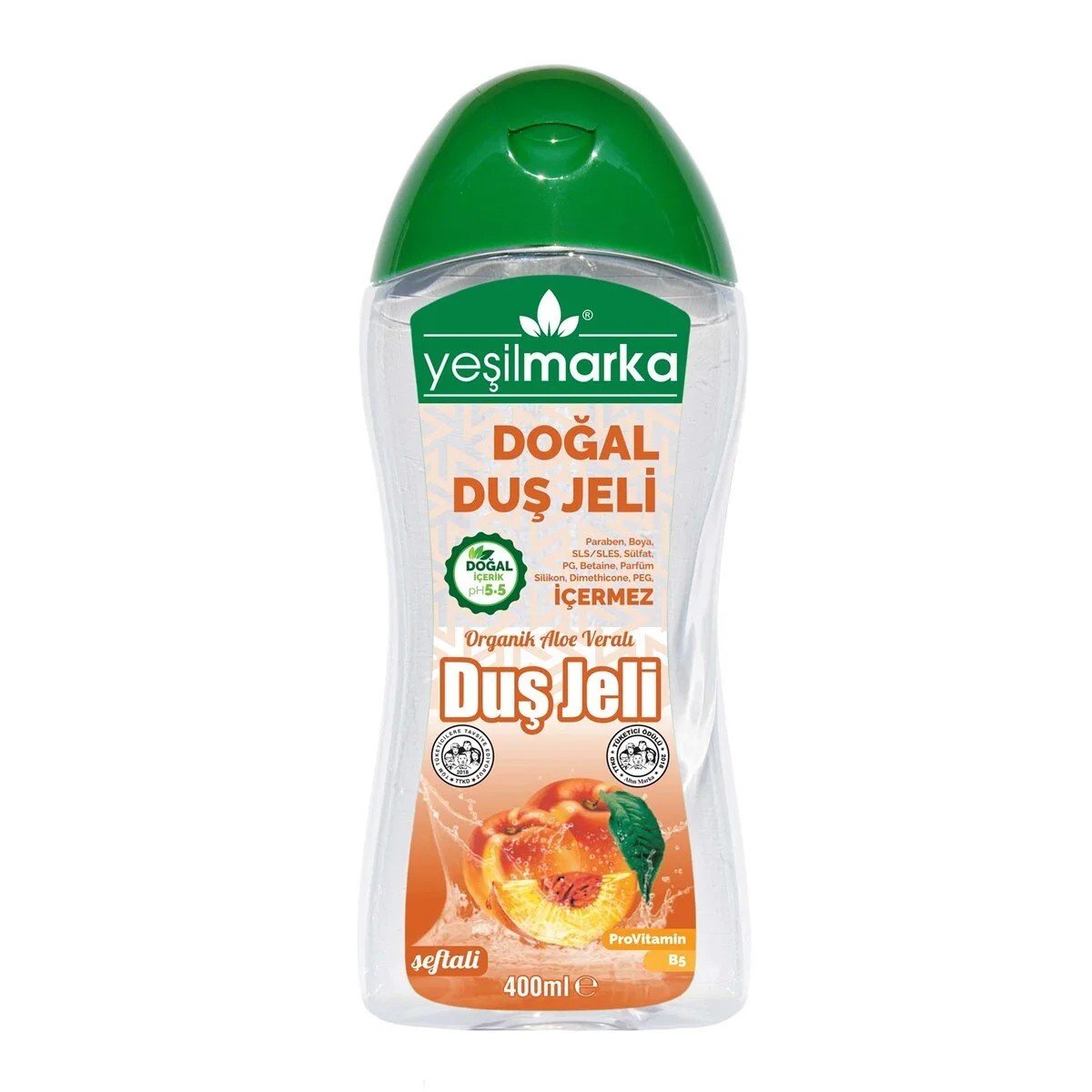 Yeşilmarka Doğal Duş Jeli 400 ML - Şeftali