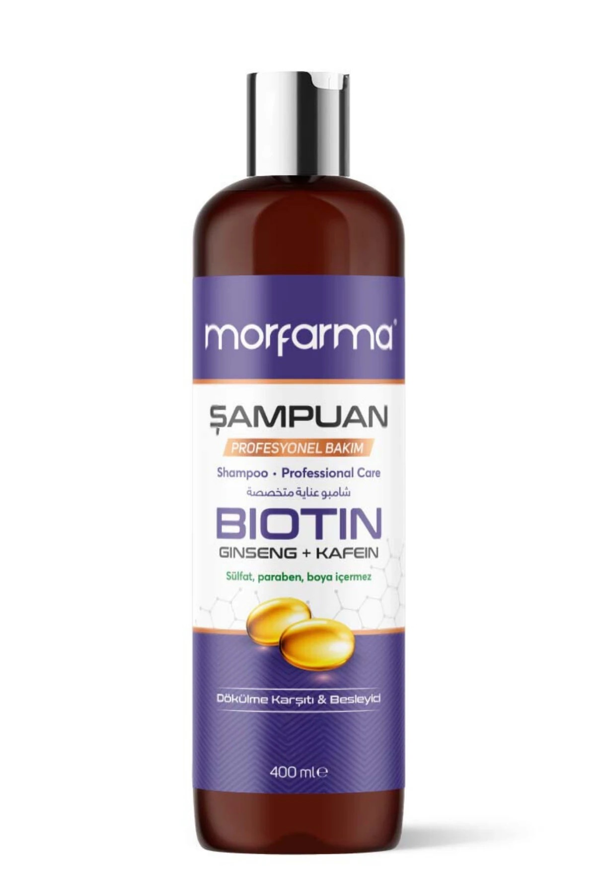 Yeşilmarka - Morfarma Profesyonel Bakım Şampuanı 400 ML - Biotin + Ginseng + Kafein
