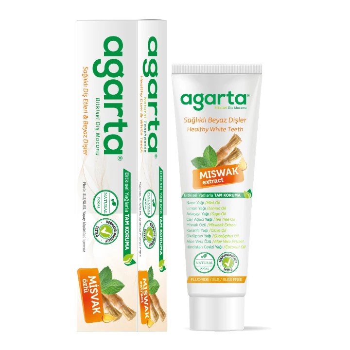 Agarta - Doğal Misvak Özlü Diş Macunu 100 ML