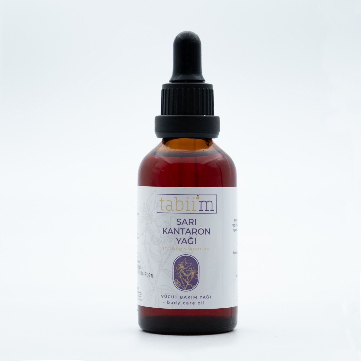 Tabii'm - %100 Saf Sarı Kantaron Yağı 50 ML