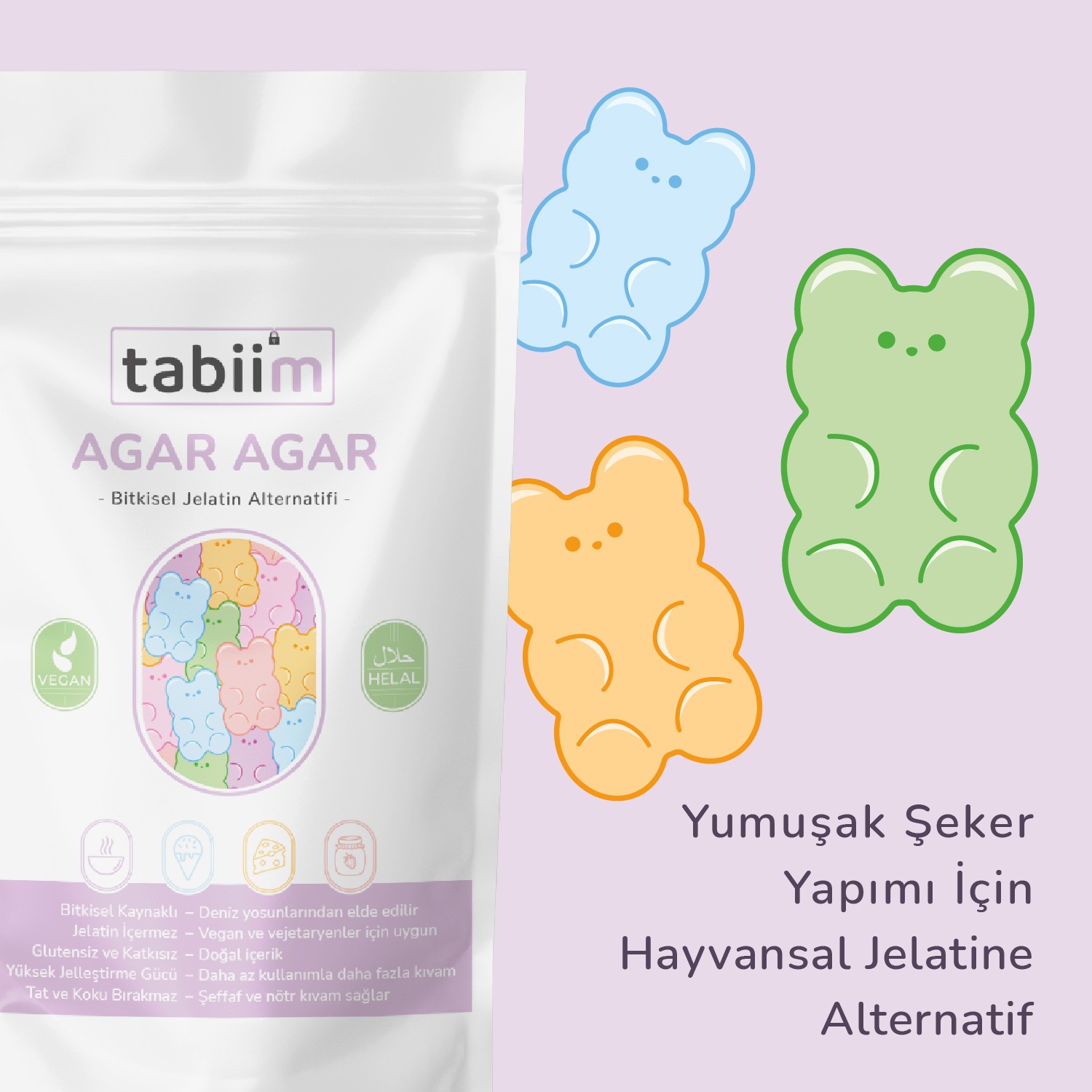 Tabii'm - Agar Agar 250 Gr