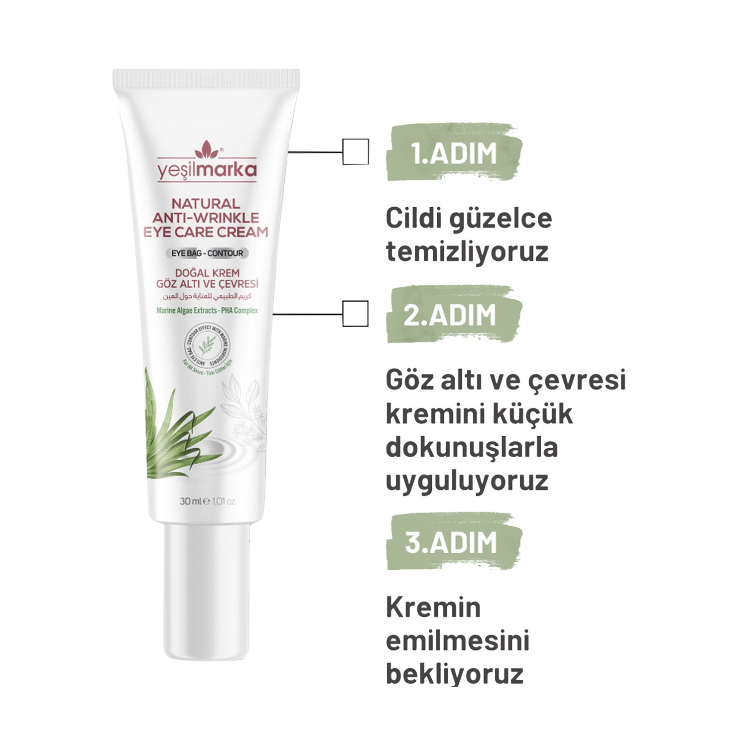 Yeşilmarka Göz Altı ve Çevresi Kremi 30 ML