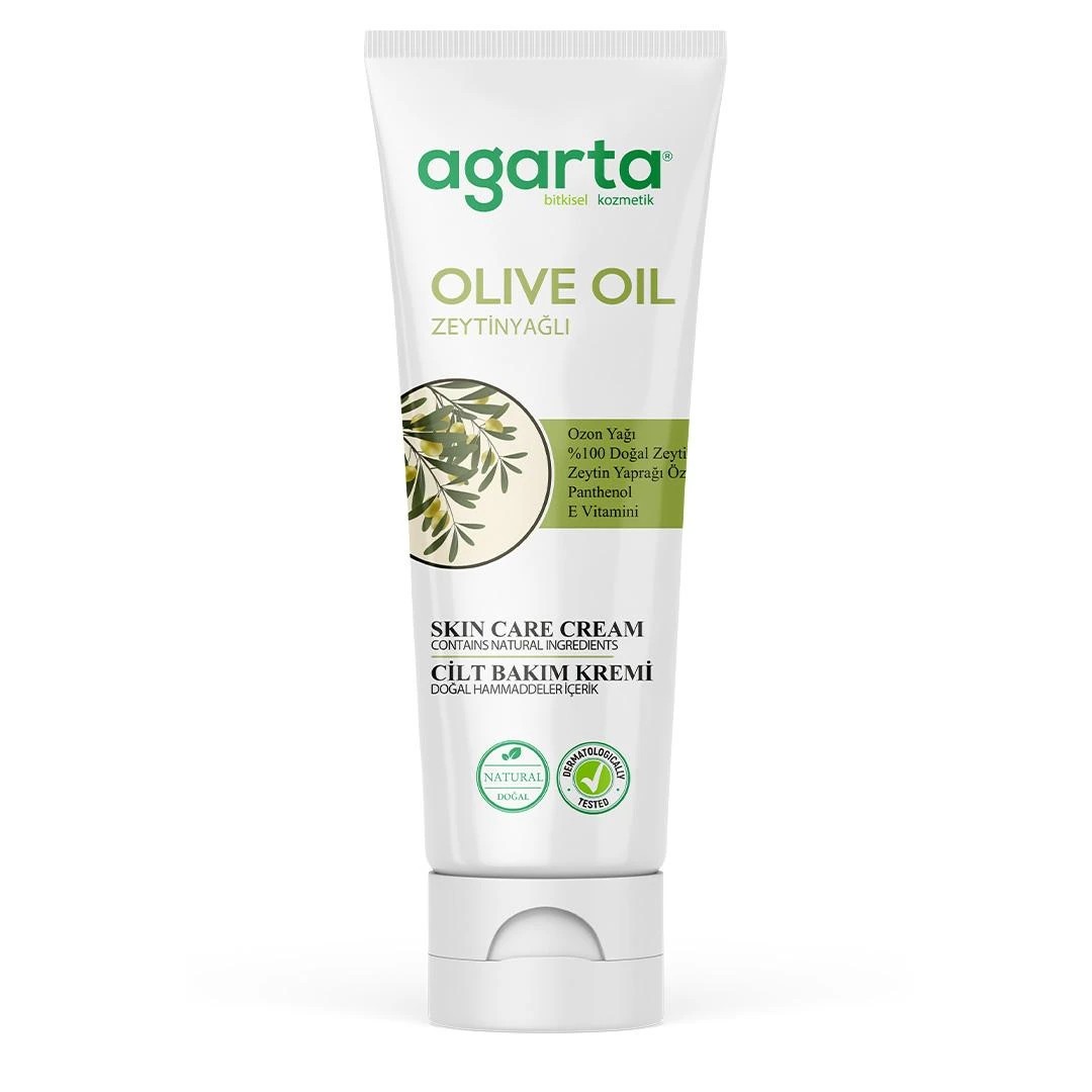 Agarta - Doğal Zeytinyağlı Nemlendirici El Ve Cilt Bakım Kremi 75 ml
