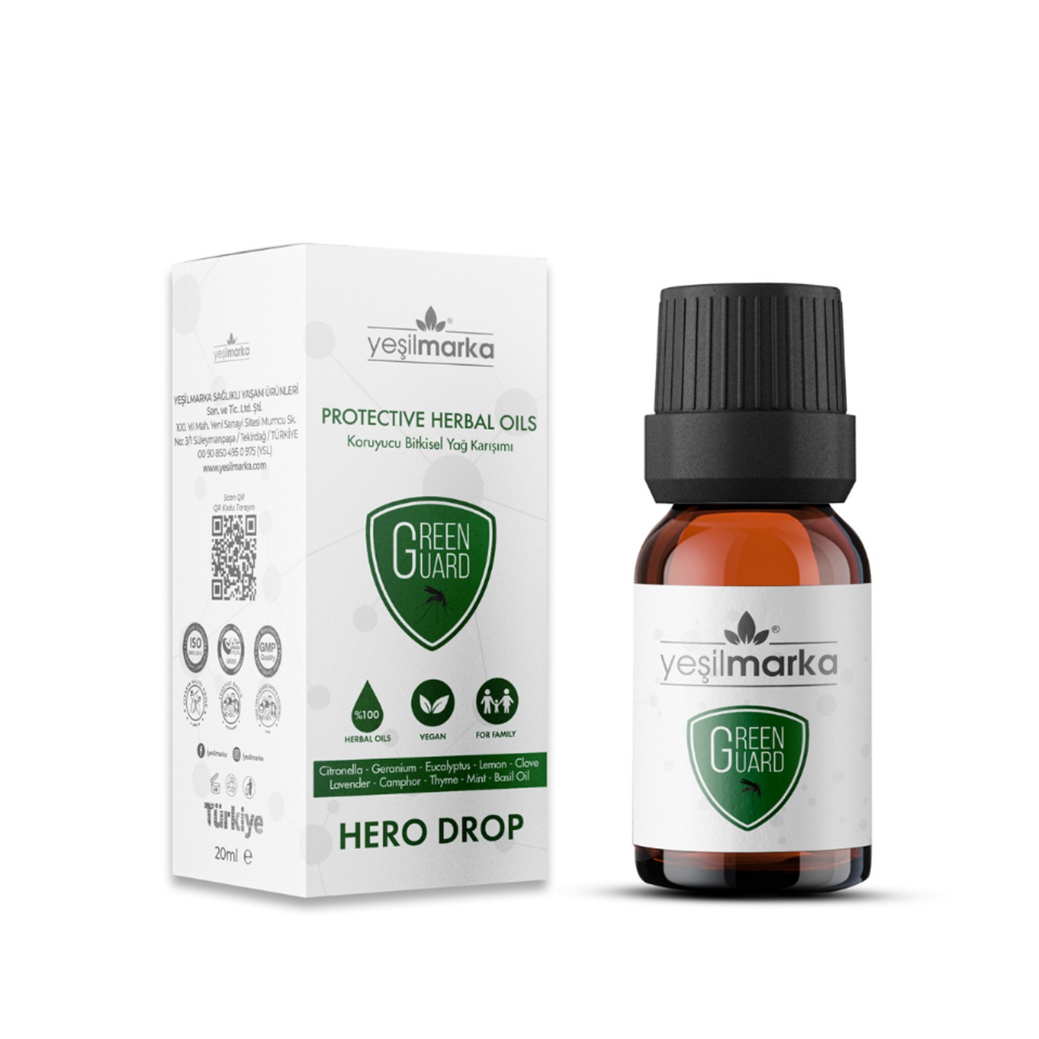 Yeşilmarka Sivrisinek Kovucu Hero Drop 20 ML