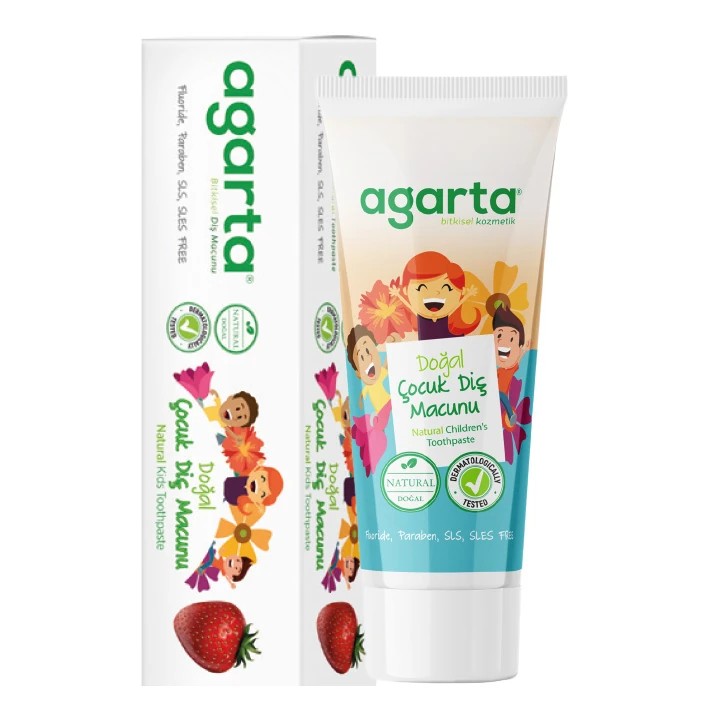 Agarta - Doğal Çocuk Diş Macunu Çilekli 75 ML