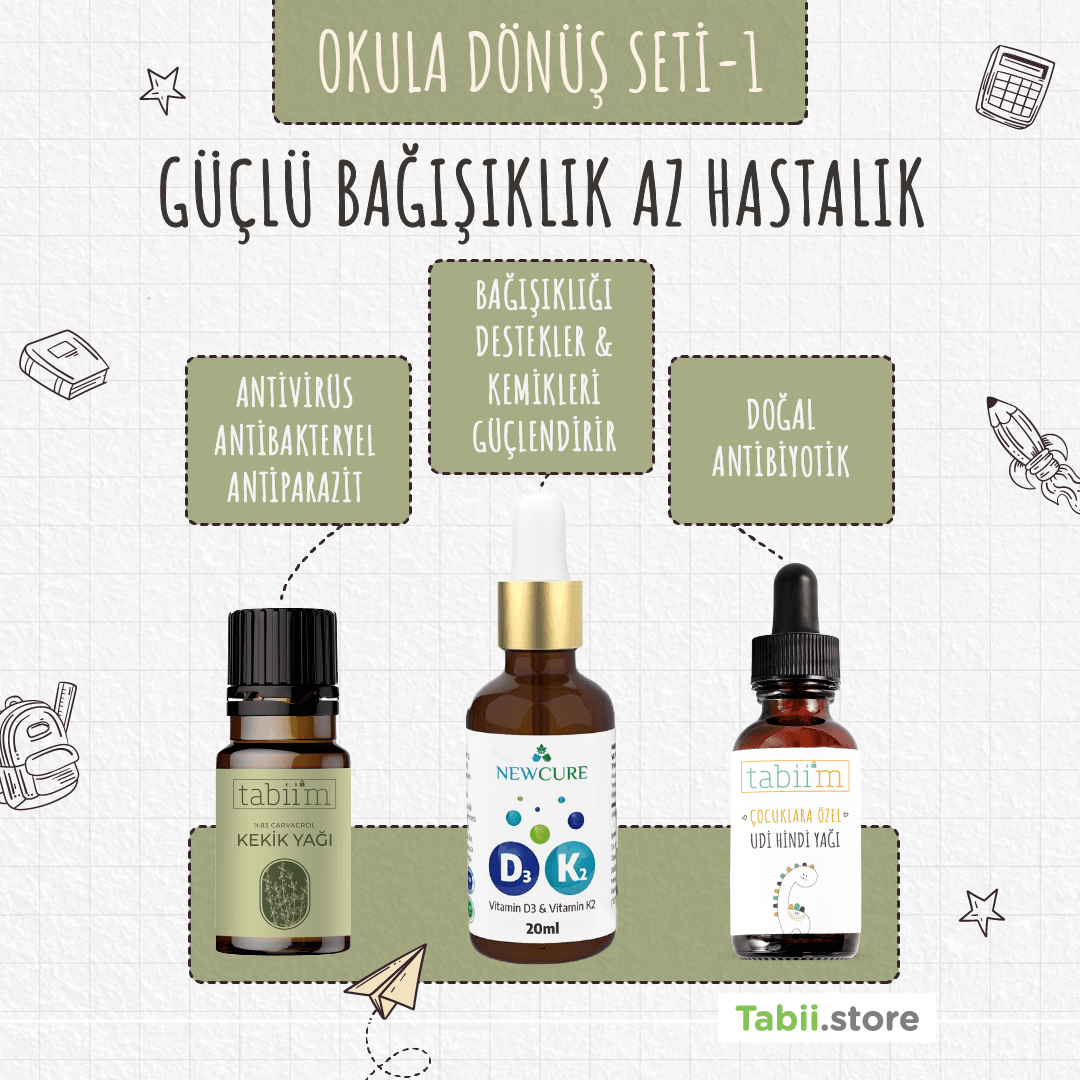 Güçlü Bağışıklık Az Hastalık - Okula Dönüş Seti 1