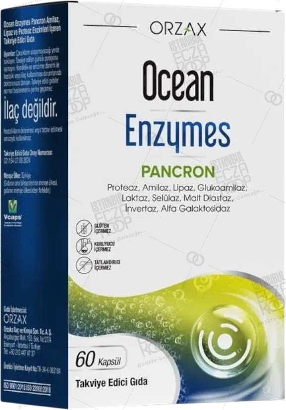 OCEAN ENZYMES PANCRON 60 KAPSUL