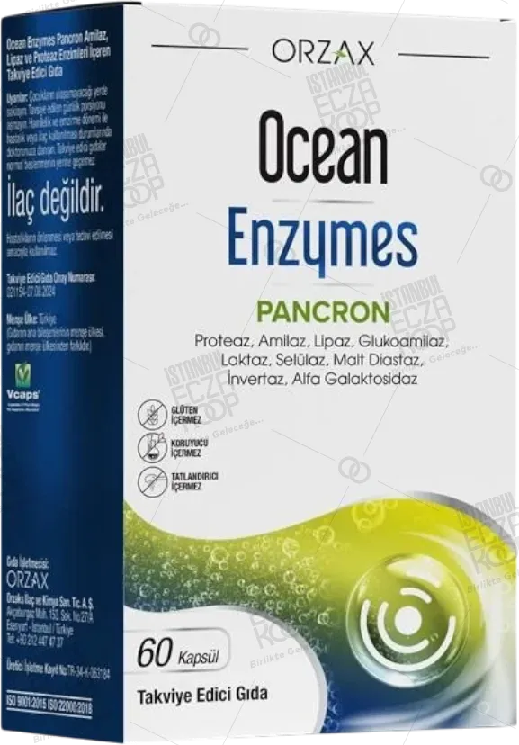 OCEAN ENZYMES PANCRON 60 KAPSUL