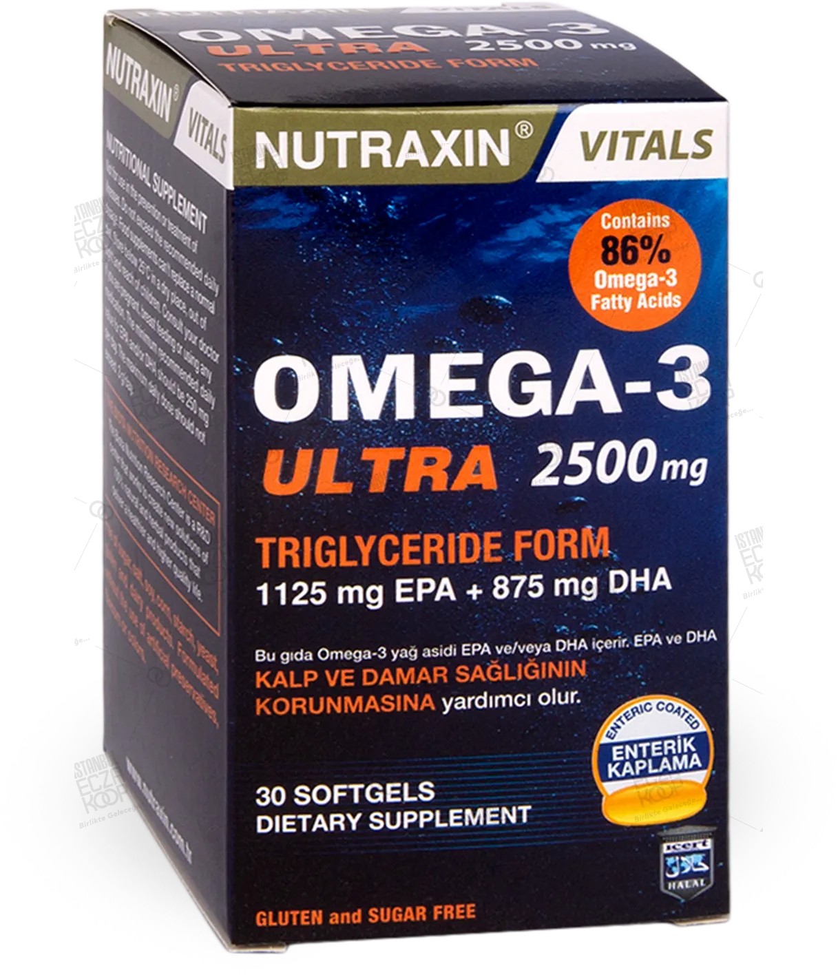 NUTRAXIN OMEGA3 ULTRA 2500MG 30 SOFT JEL
