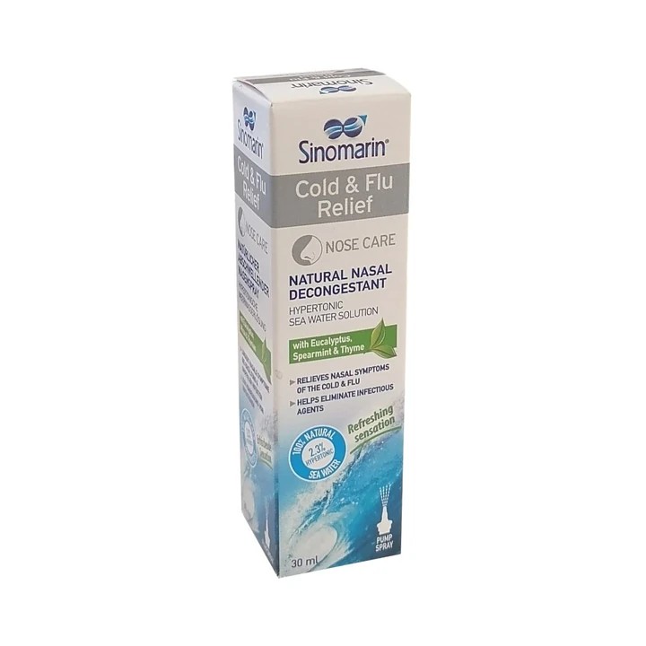 Wellcare Sinomarin Cold & Flu Relief Soğuk Algınlığı Burun Spreyi 30 ml