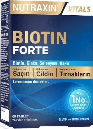 NUTRAXIN BIOTIN FORTE 60 Tablet