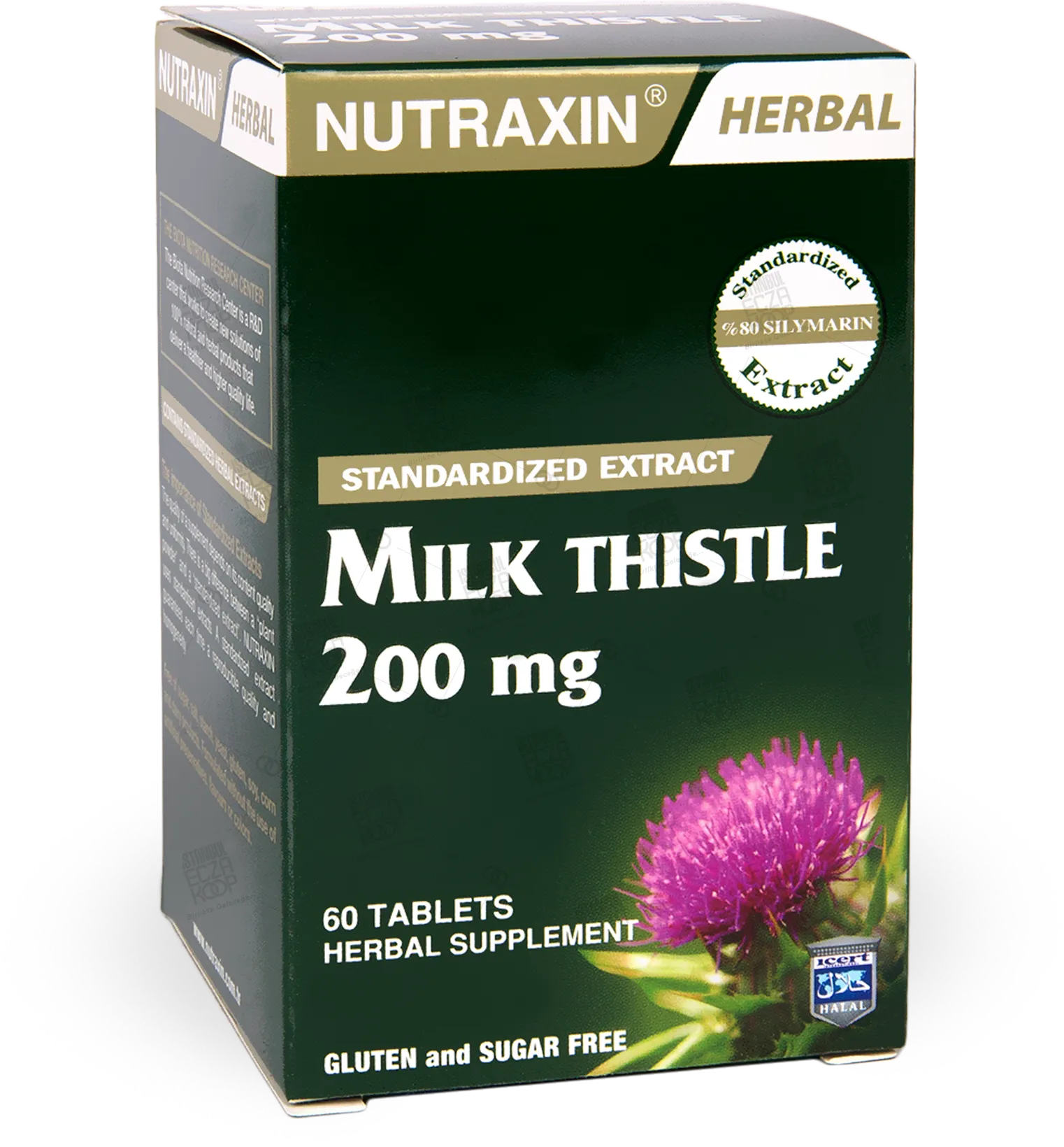 NUTRAXIN MILK THISTLE 200 MG 60 TABLET