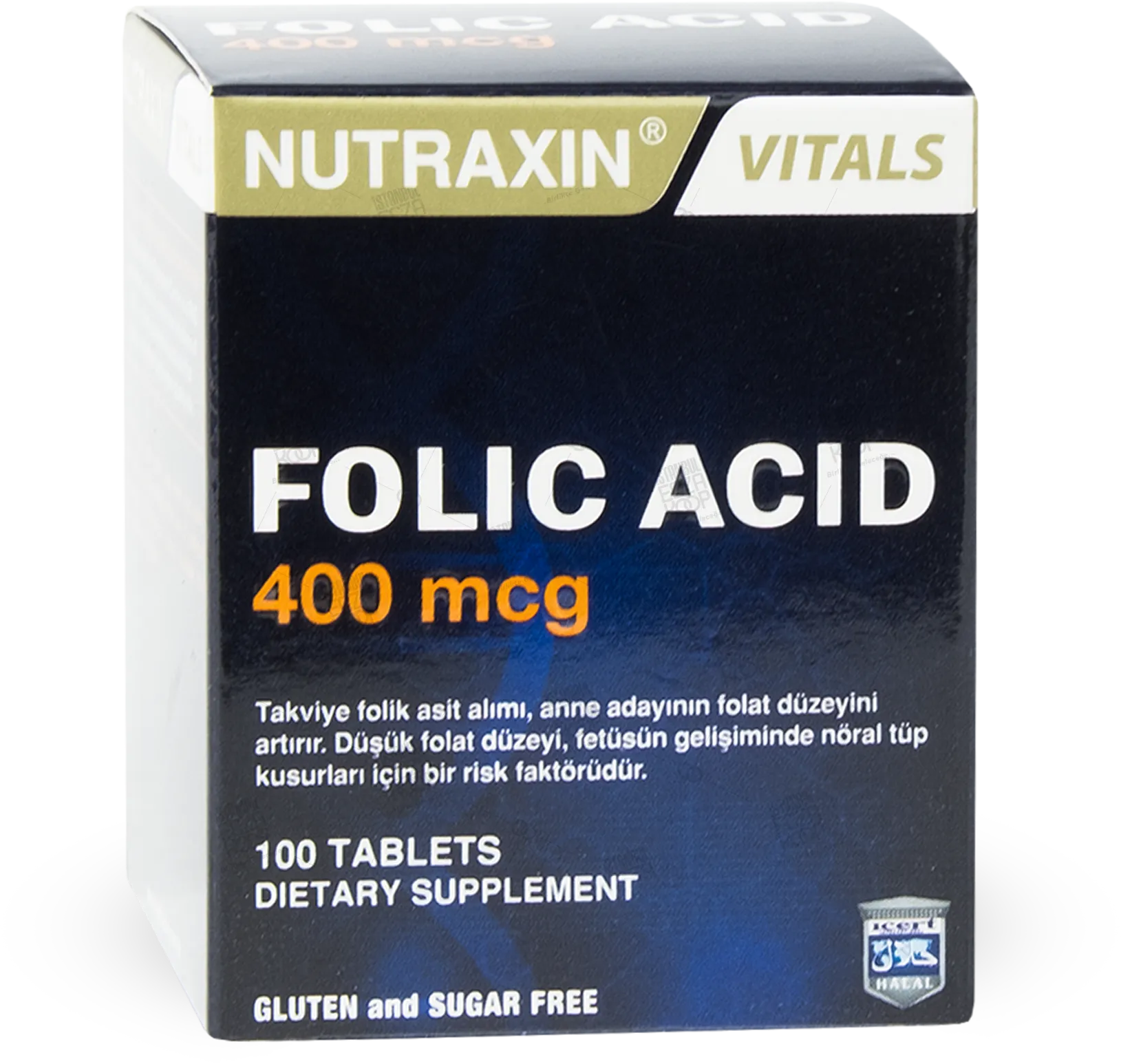 NUTRAXIN FOLIK ASIT 400 MCG 100 TABLET