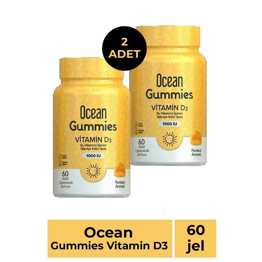 OCEAN GUMMIES VITAMIN D3 1000 IU