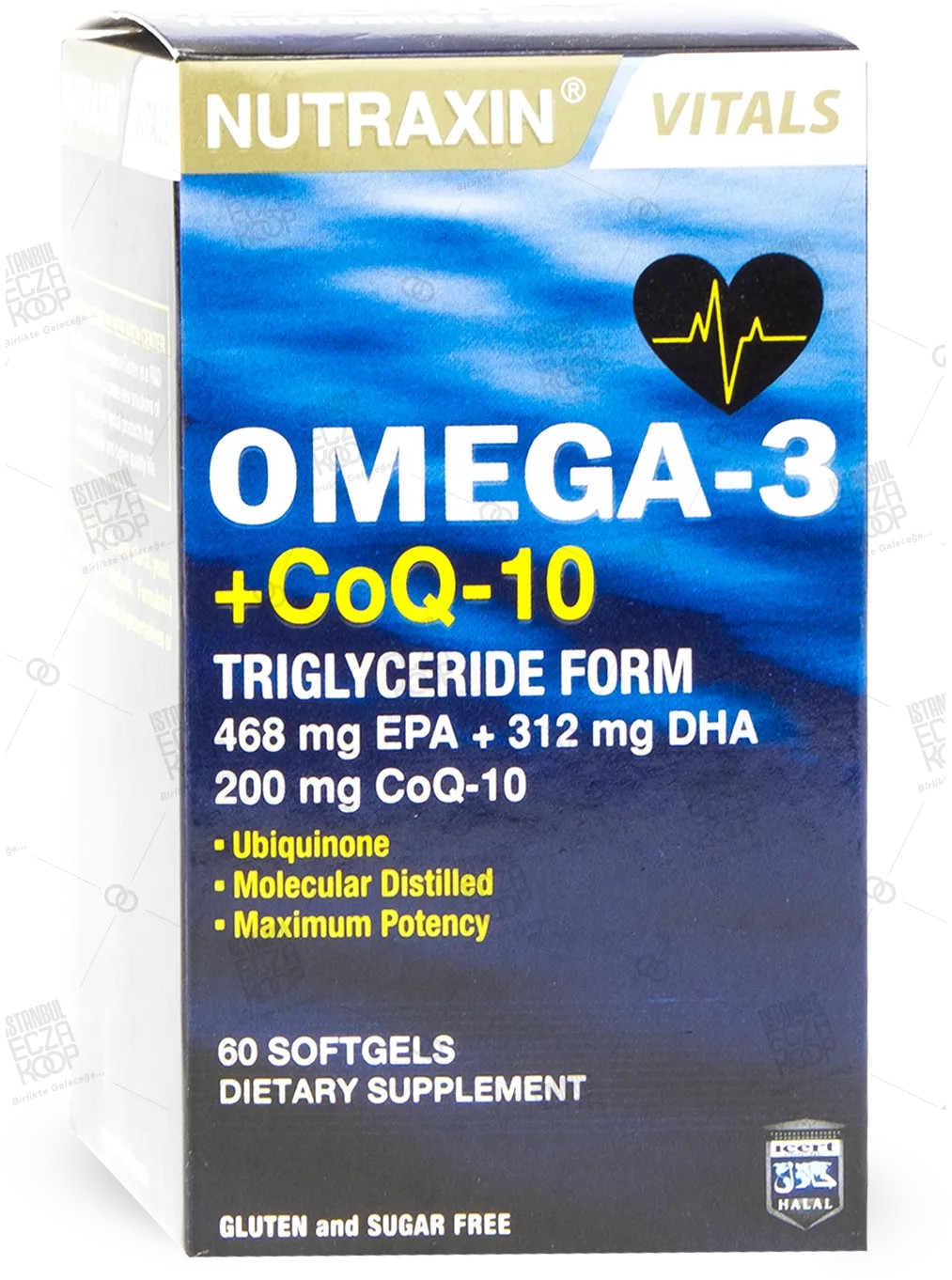 NUTRAXIN OMEGA3+COQ-10 60 SOFT JEL