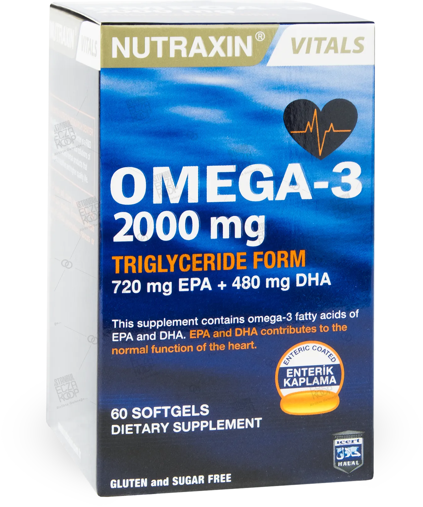 NUTRAXIN OMEGA3 2000 MG 60 SOFT JEL