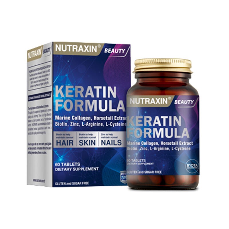 NUTRAXIN KERATIN FORMULA 60 TABLET