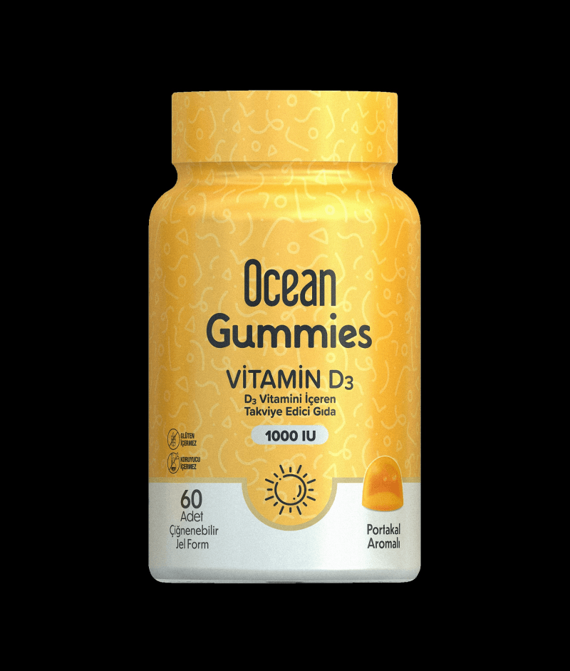 Orzax Ocean Gummies Vitamin D3 1000 IU