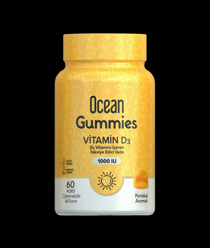 Orzax Ocean Gummies Vitamin D3 1000 IU