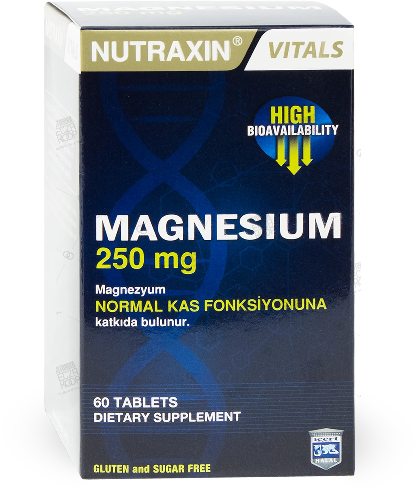 NUTRAXIN MAGNESIUM 250 MG 60 TABLET