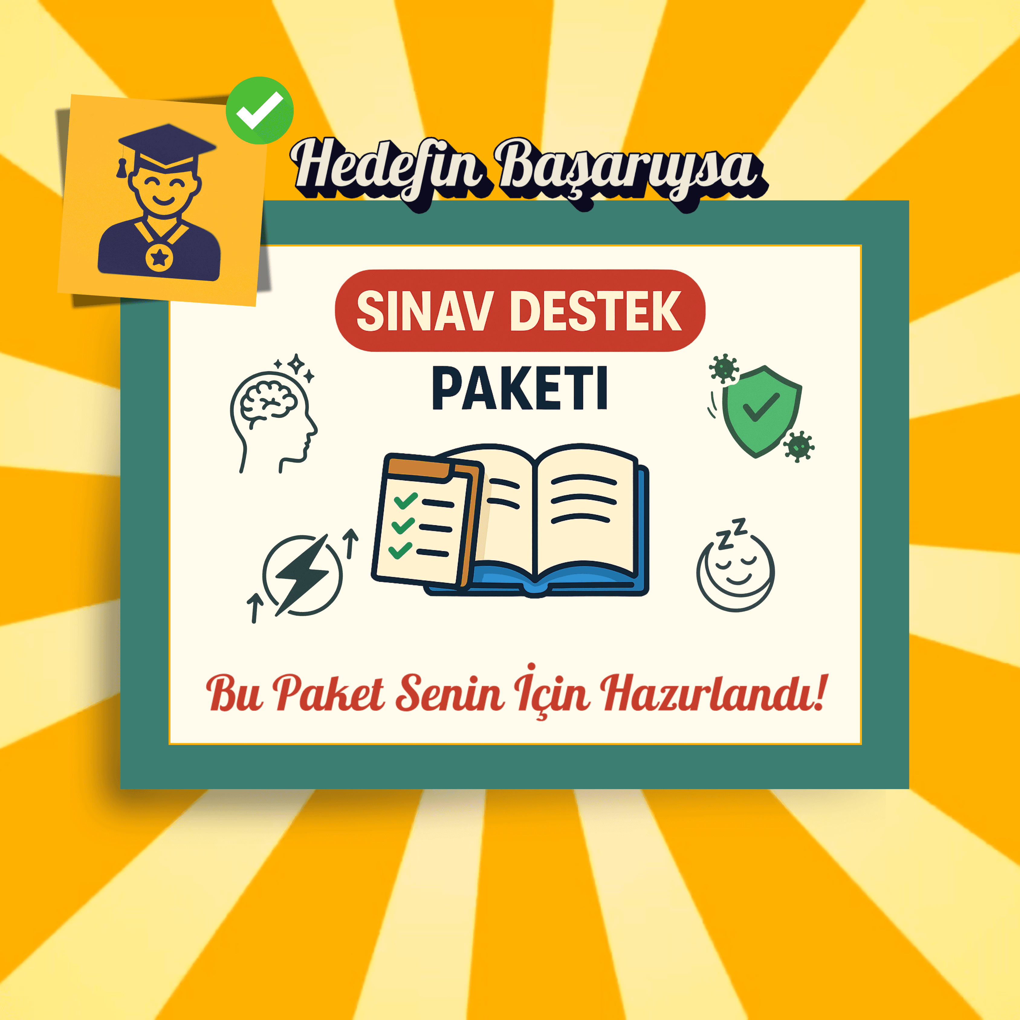 Sınav Dönemi Tam Destek Paketi