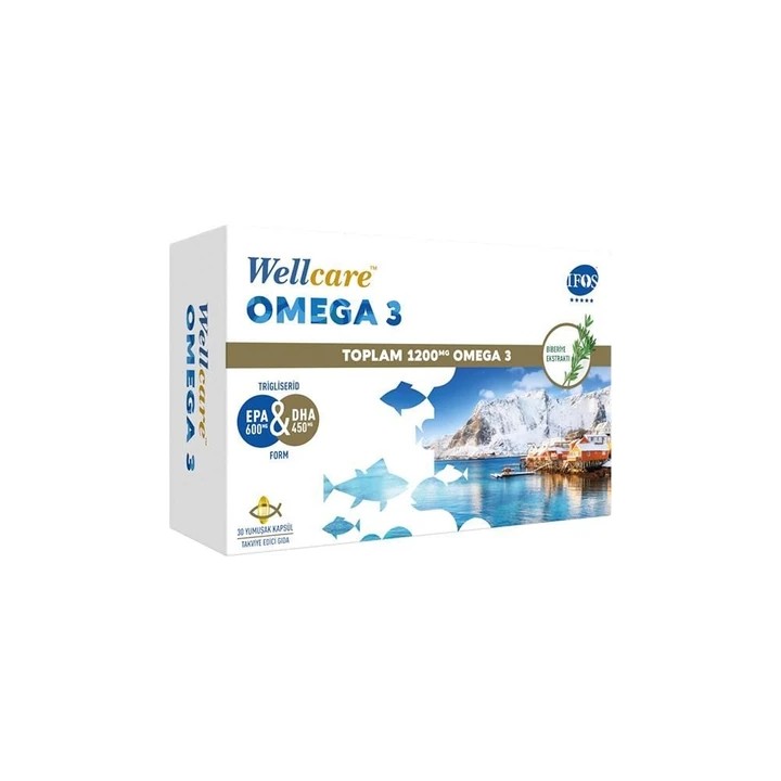 Wellcare Omega 3 30 Kapsül