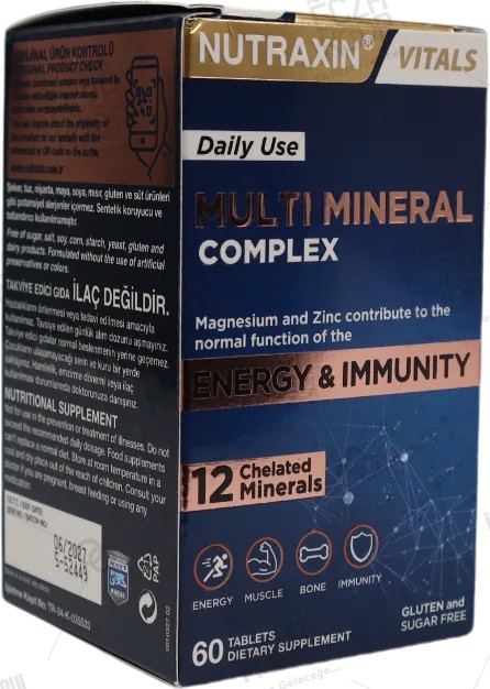 NUTRAXIN MULTIMINERAL COMPLEX 60 TABLET