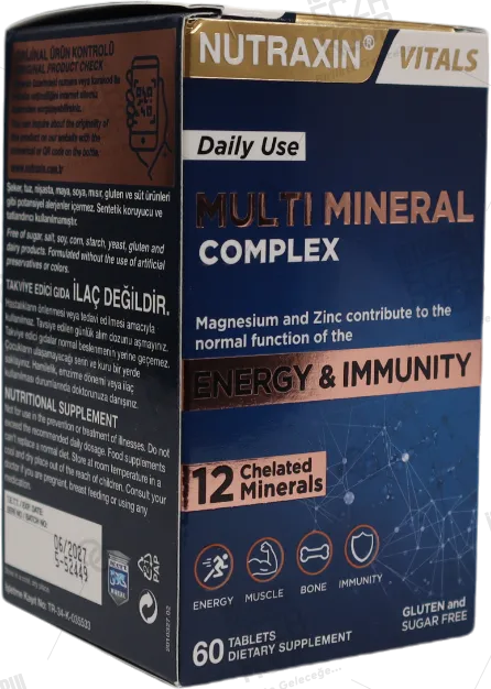 NUTRAXIN MULTIMINERAL COMPLEX 60 TABLET