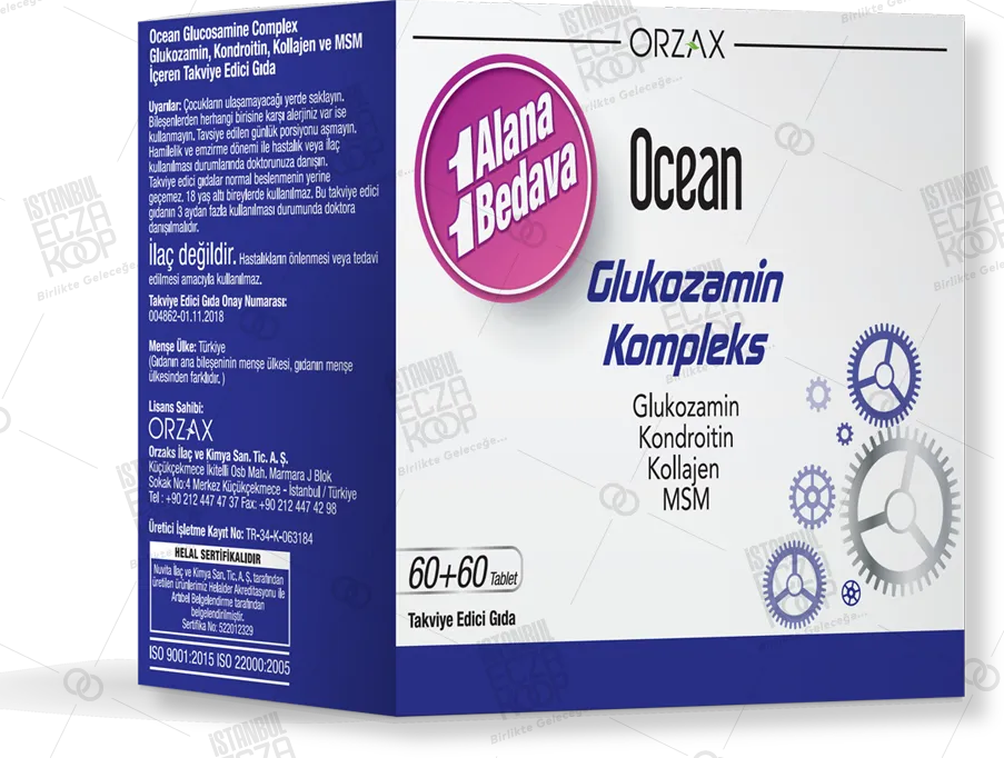 OCEAN GLUKOZAMIN KOMP.60 TAB 3 AL 2 ODE