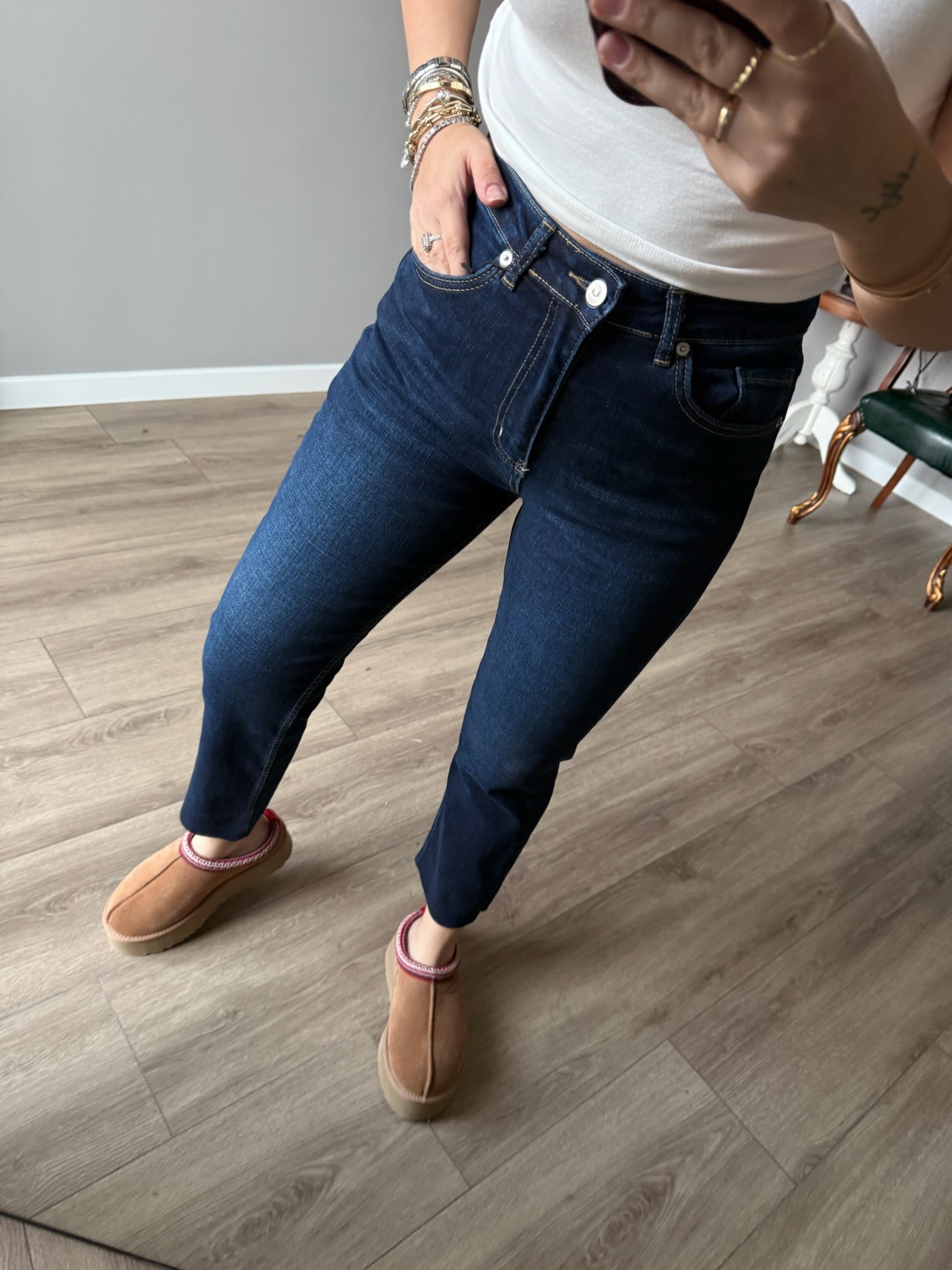 ZR Boy Fit Lacivert Jean