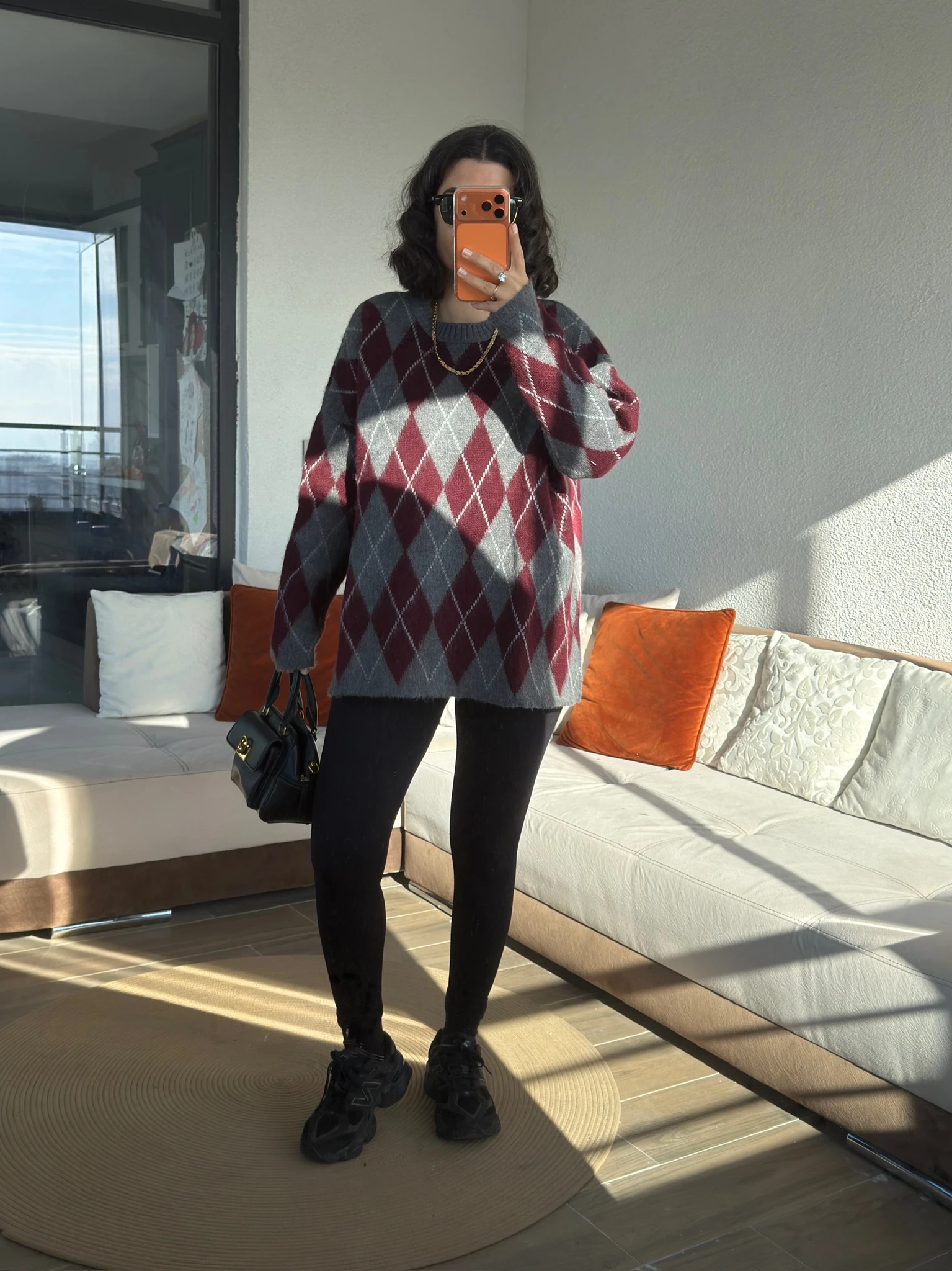 Premium Anrtasit-Bordo Baklava Kazak