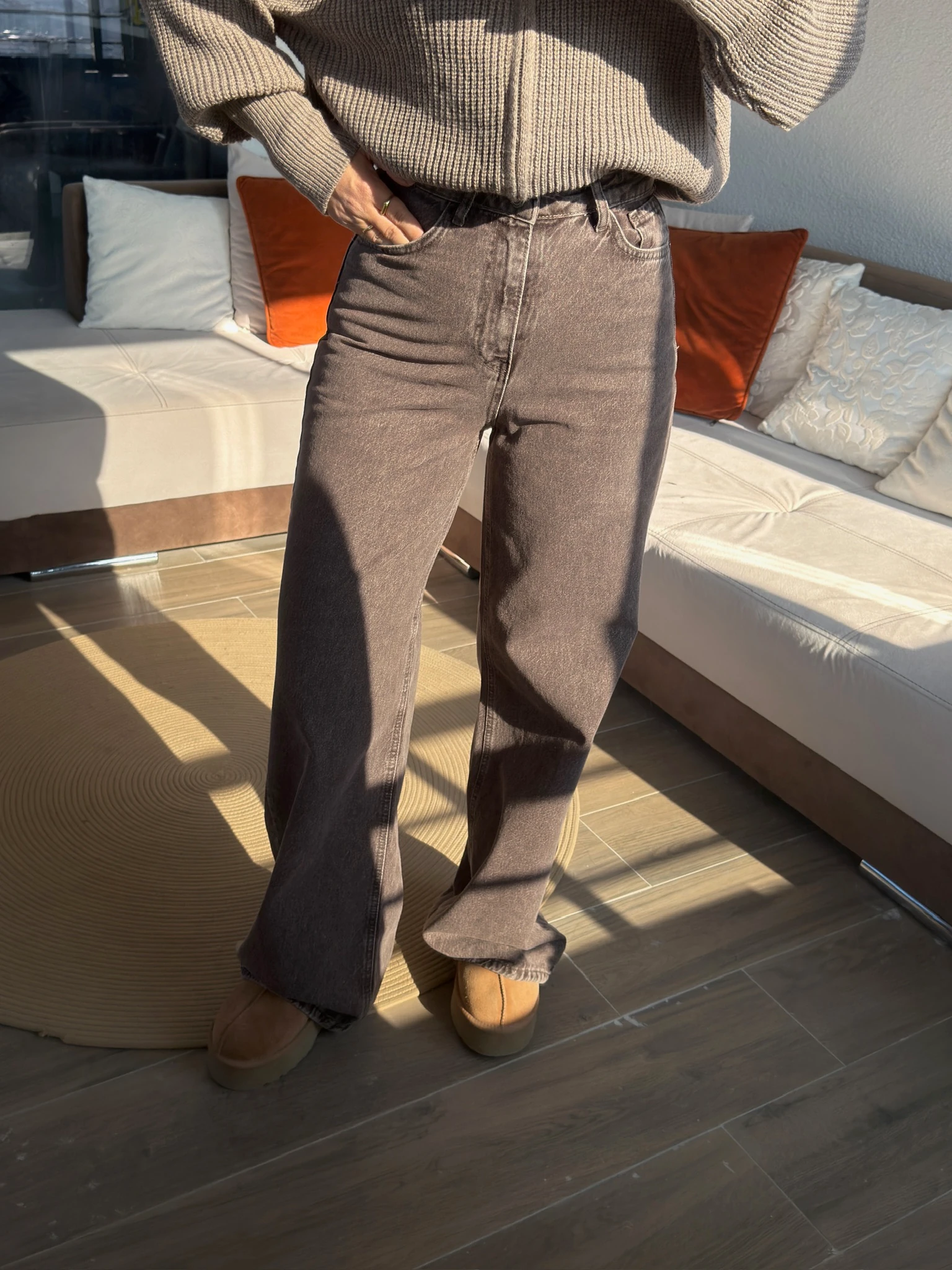 Premium Acıkahve Palazzo Jean