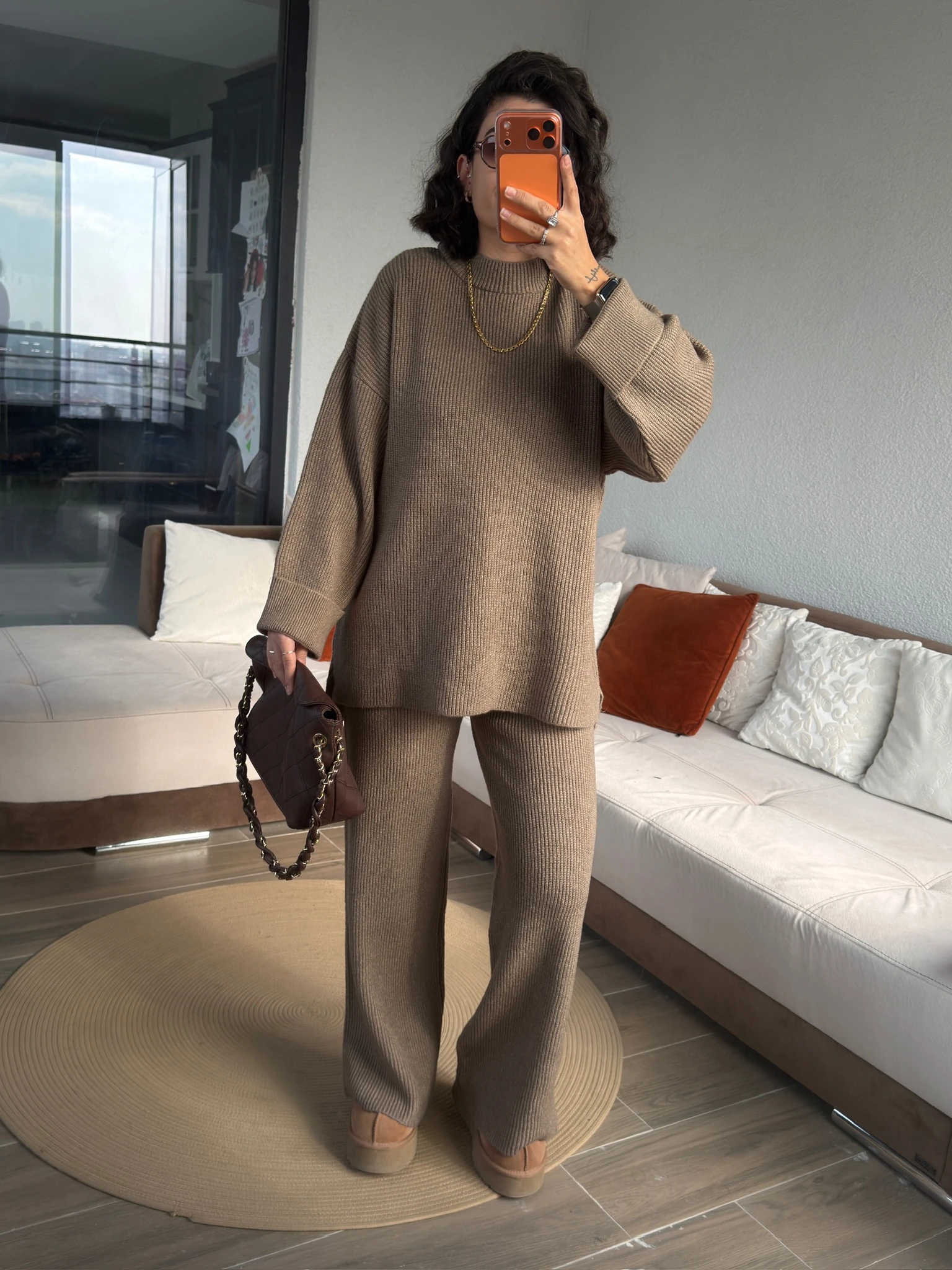 Premium Bisiklet Yaka Vizon Fitilli Triko Takım