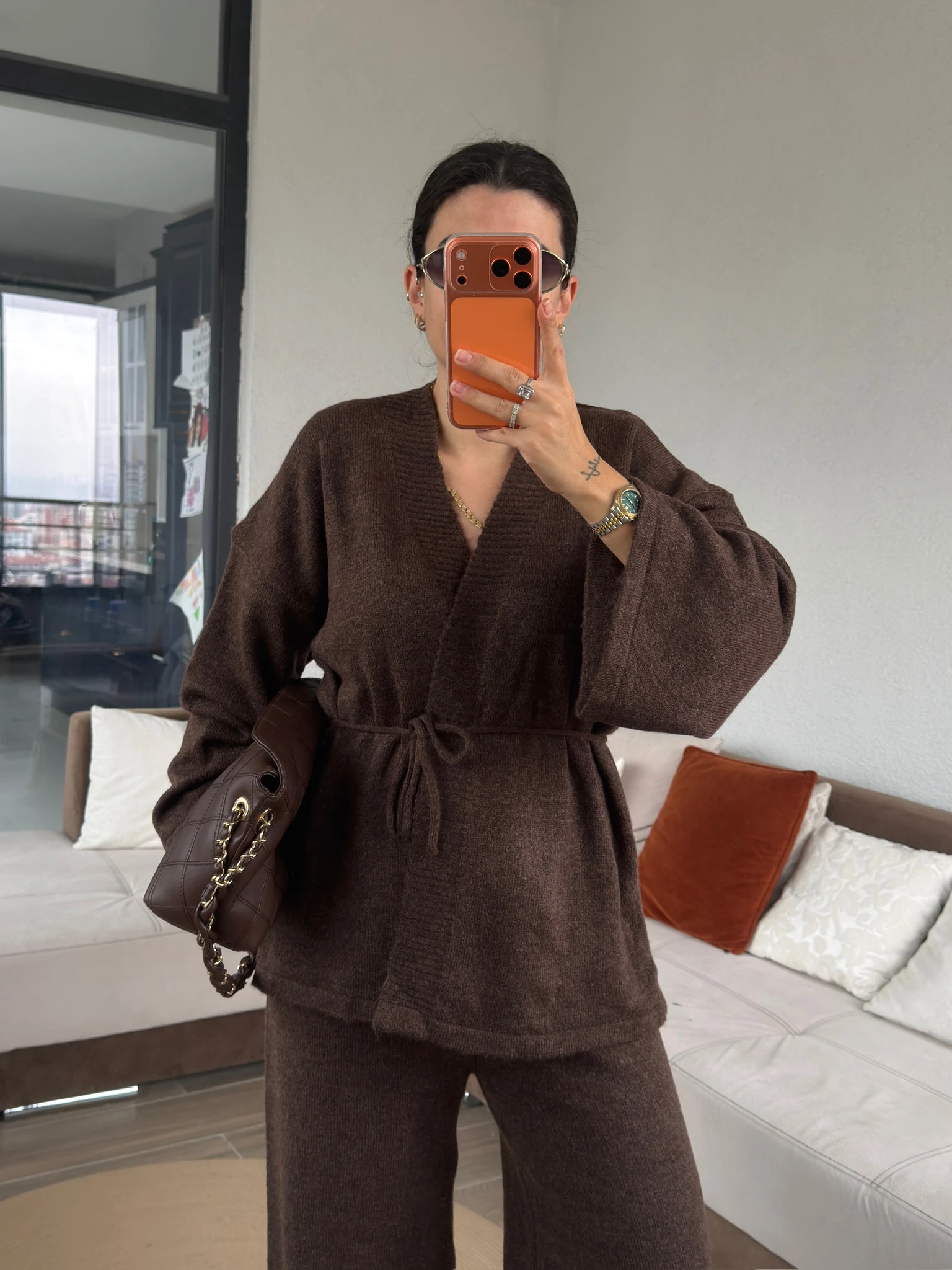 Premium Kruvaze Acıkahve Pinterest Takım