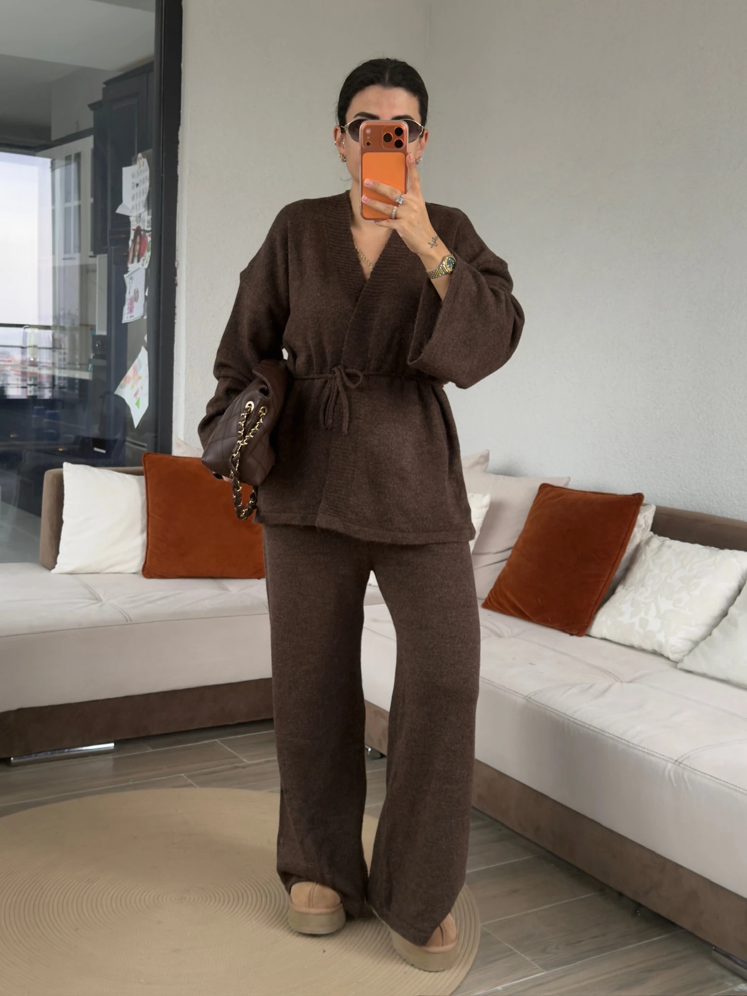 Premium Kruvaze Acıkahve Pinterest Takım