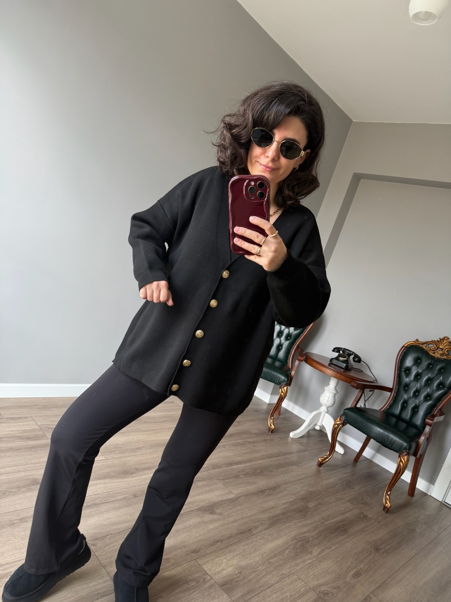 MS Model Siyah Hırka