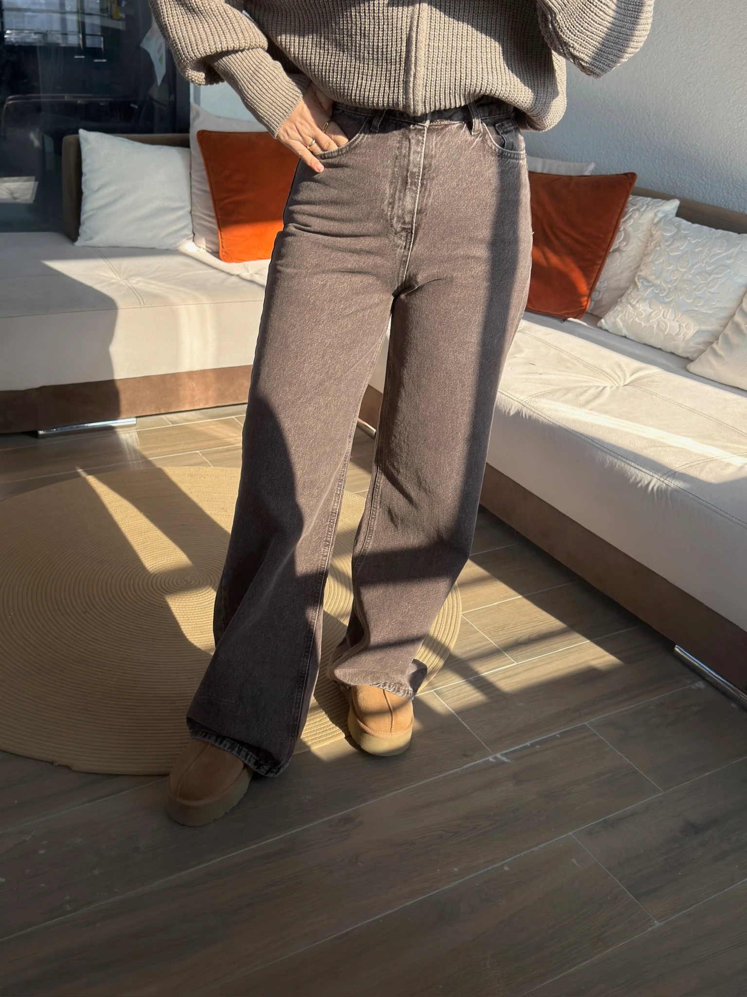 Premium Acıkahve Palazzo Jean