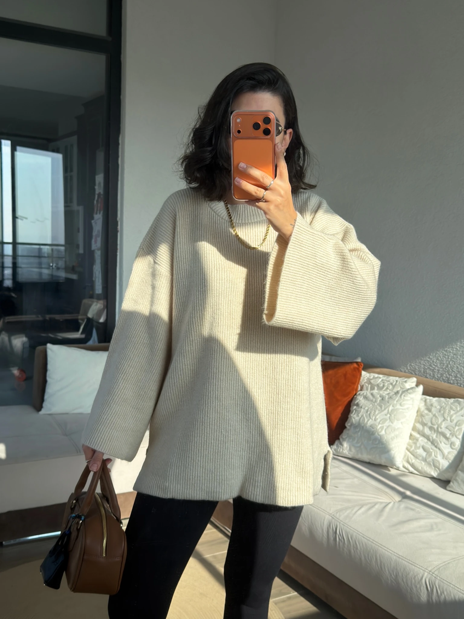 Premium Fitilli Ekru Triko Tunik