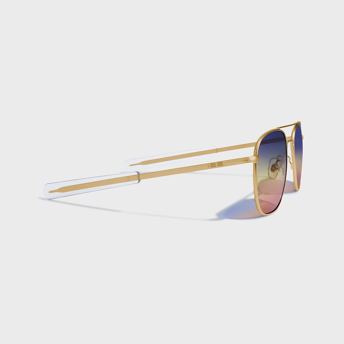 Horizon Fade – Altın Metal Çerçeve / Degrade Çok Renkli Lens Gözlük