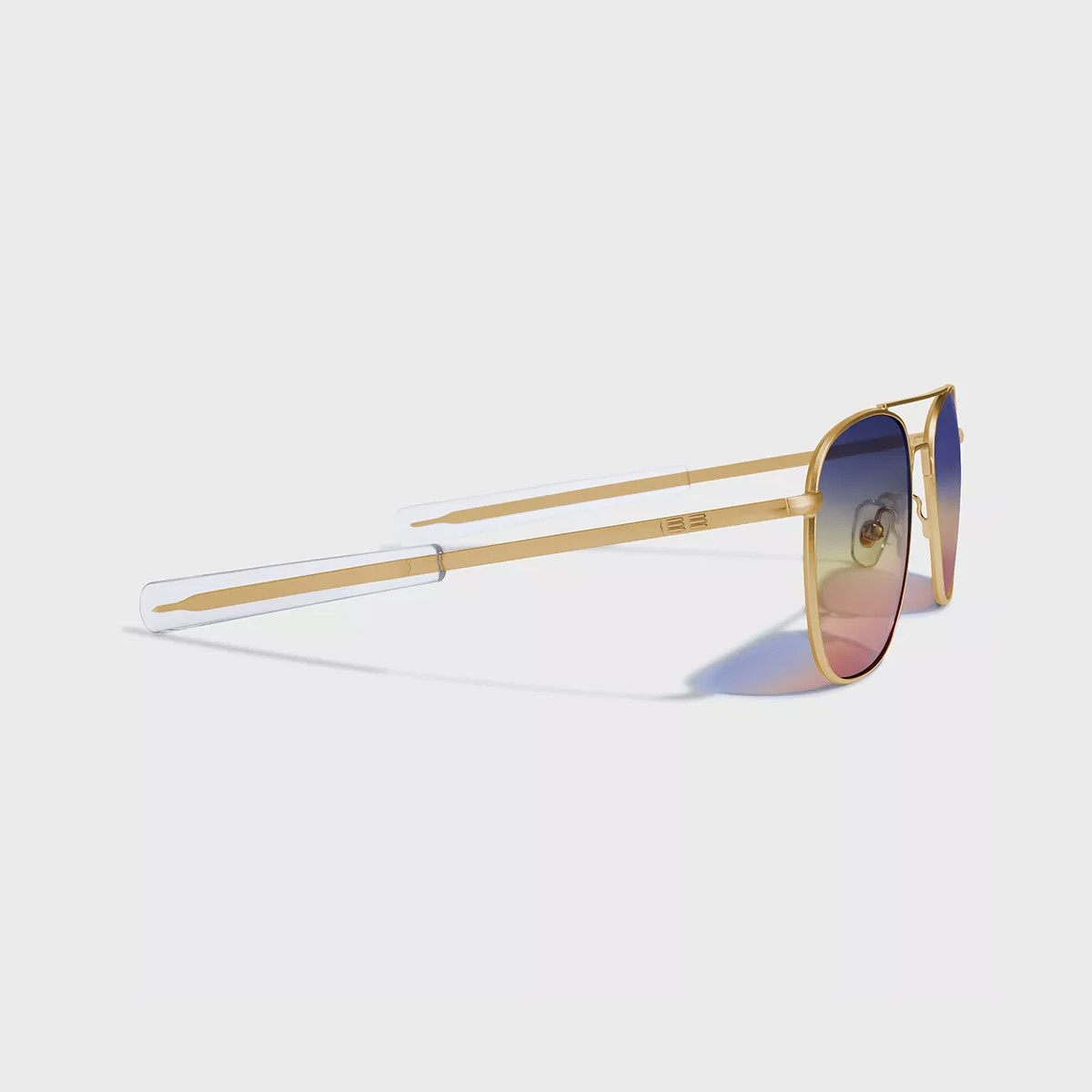 Horizon Fade – Altın Metal Çerçeve / Degrade Çok Renkli Lens Gözlük