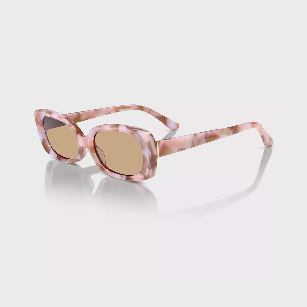 Pastel Rush – Oval Form Tortoise Detaylı / Kahve Lens Gözlük