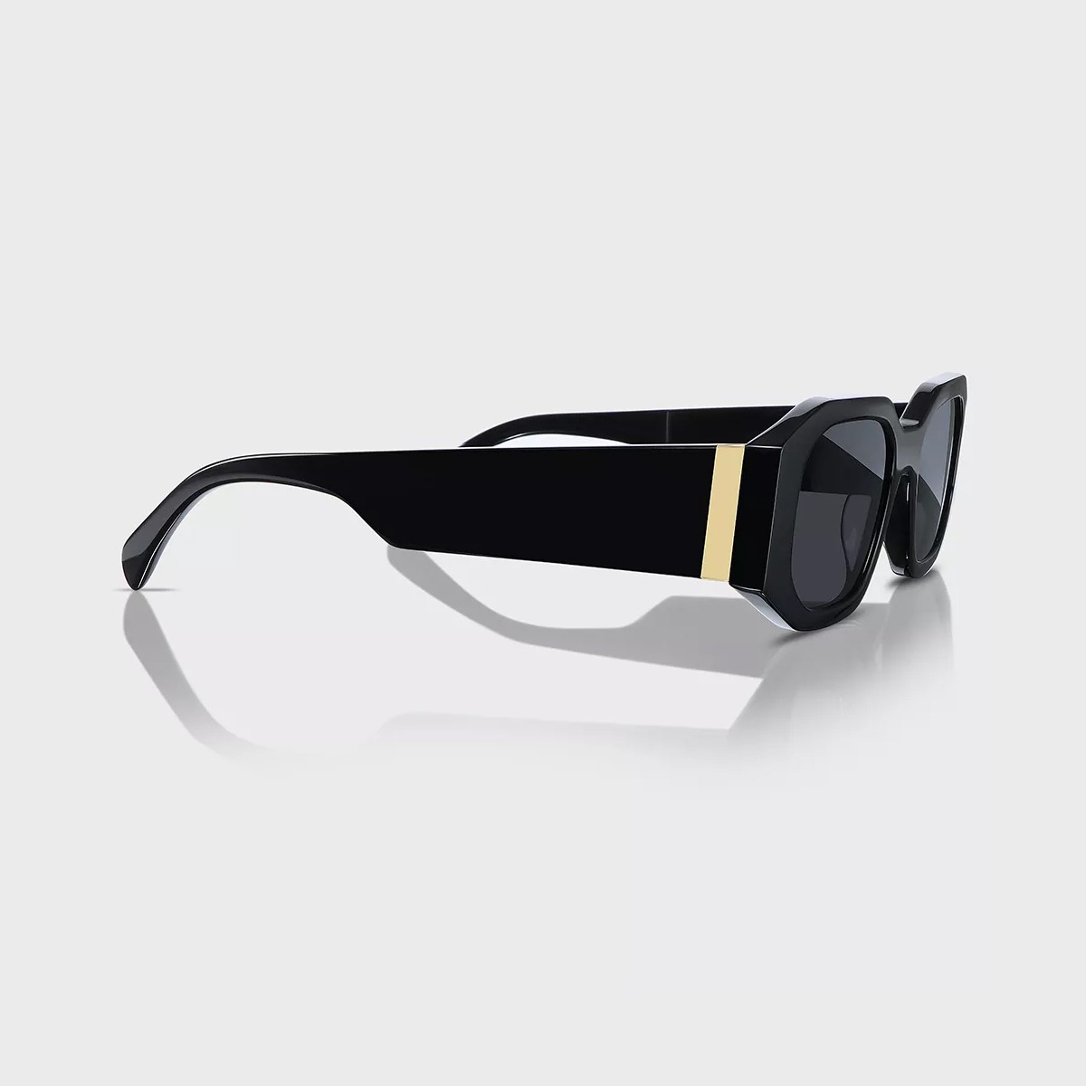 Black Ember – Siyah Kalın Çerçeve / Koyu Lens Gözlük