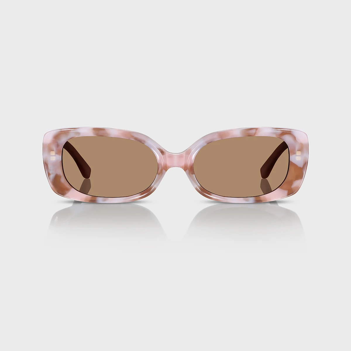 Pastel Rush – Oval Form Tortoise Detaylı / Kahve Lens Gözlük