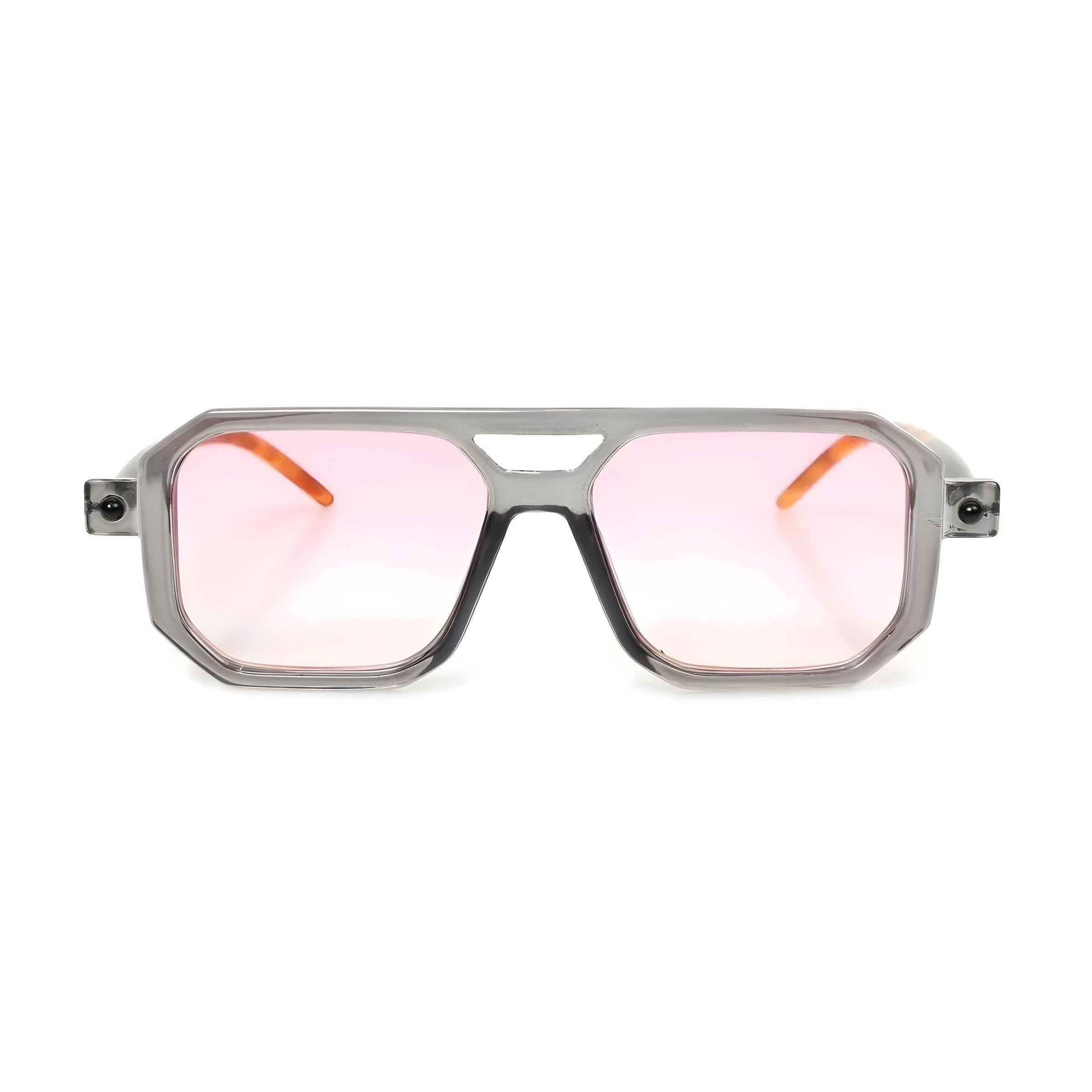 SHARP THEORY  – Edgecut Füme Çerçeveli - Blush Mirage - Pembe Gözlük