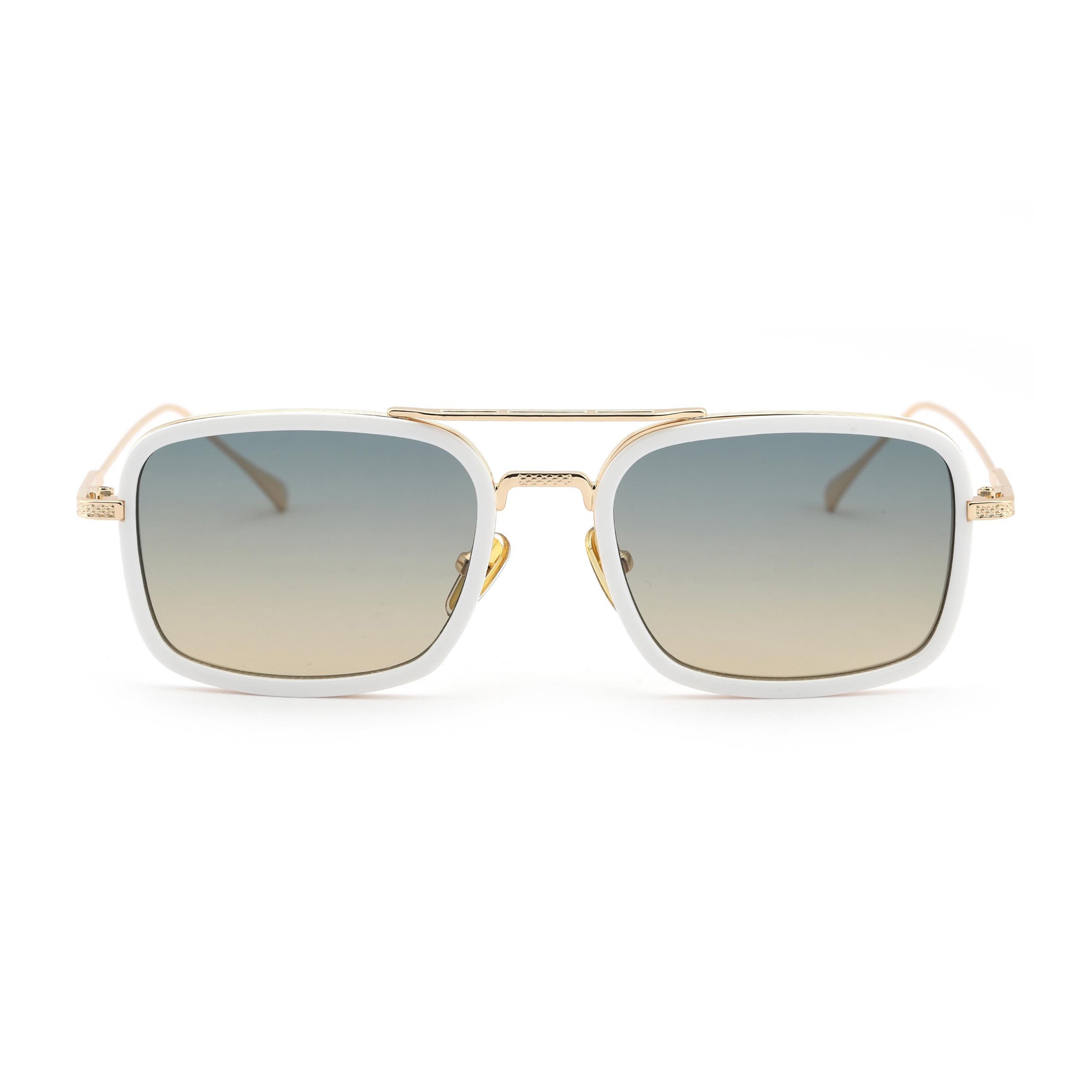 NOISELESS – Thinframe Beyaz Çerçeveli - Cloud Gold - Degrade Gözlük